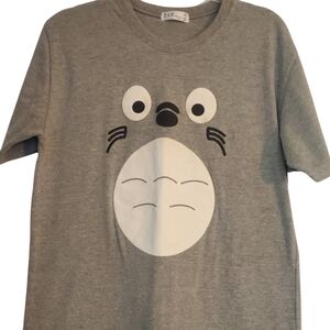 Gray Totoro Tshirt from Taiwan, unisex size XL US size L, kawaii anime ghibli